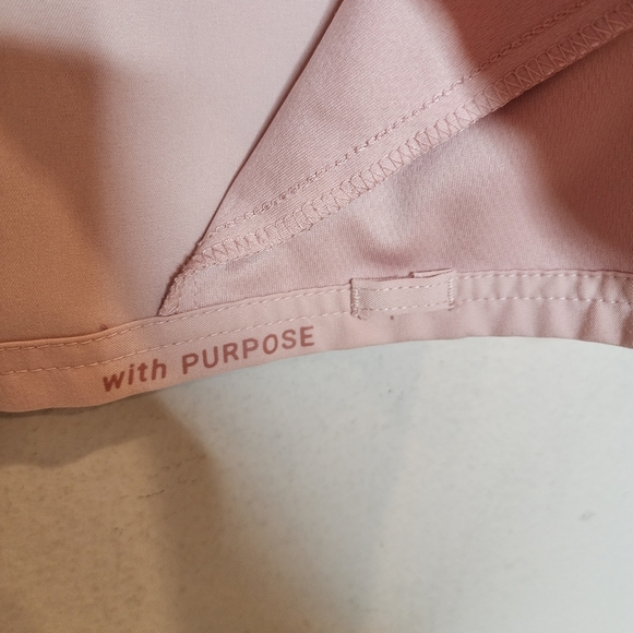 JAANUU 3-pocket V-Neck Pink Scrub Top women's size Large. - Picture 5 of 16